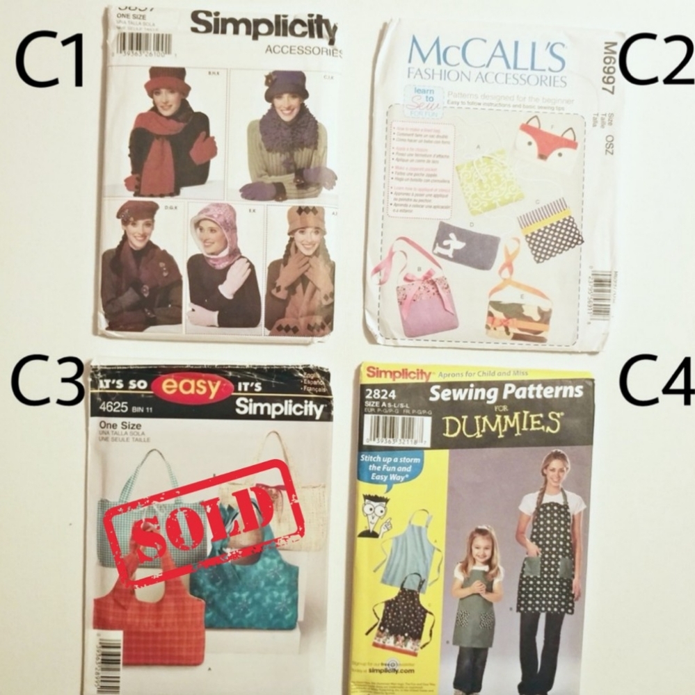 4/$15 🌻 |👗 Vintage Sewing Patterns🧣 - Picture 4 of 6